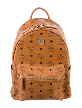 MCM Coated Canvas Monogrammed Backpack