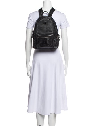 MCM Visetos Small Studded Backpack