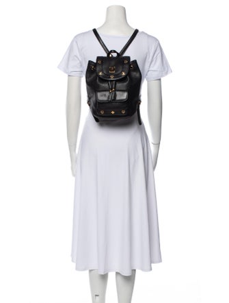 MCM Small Leather Backpack