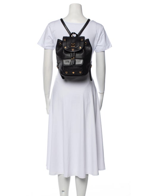 MCM Small Leather Backpack