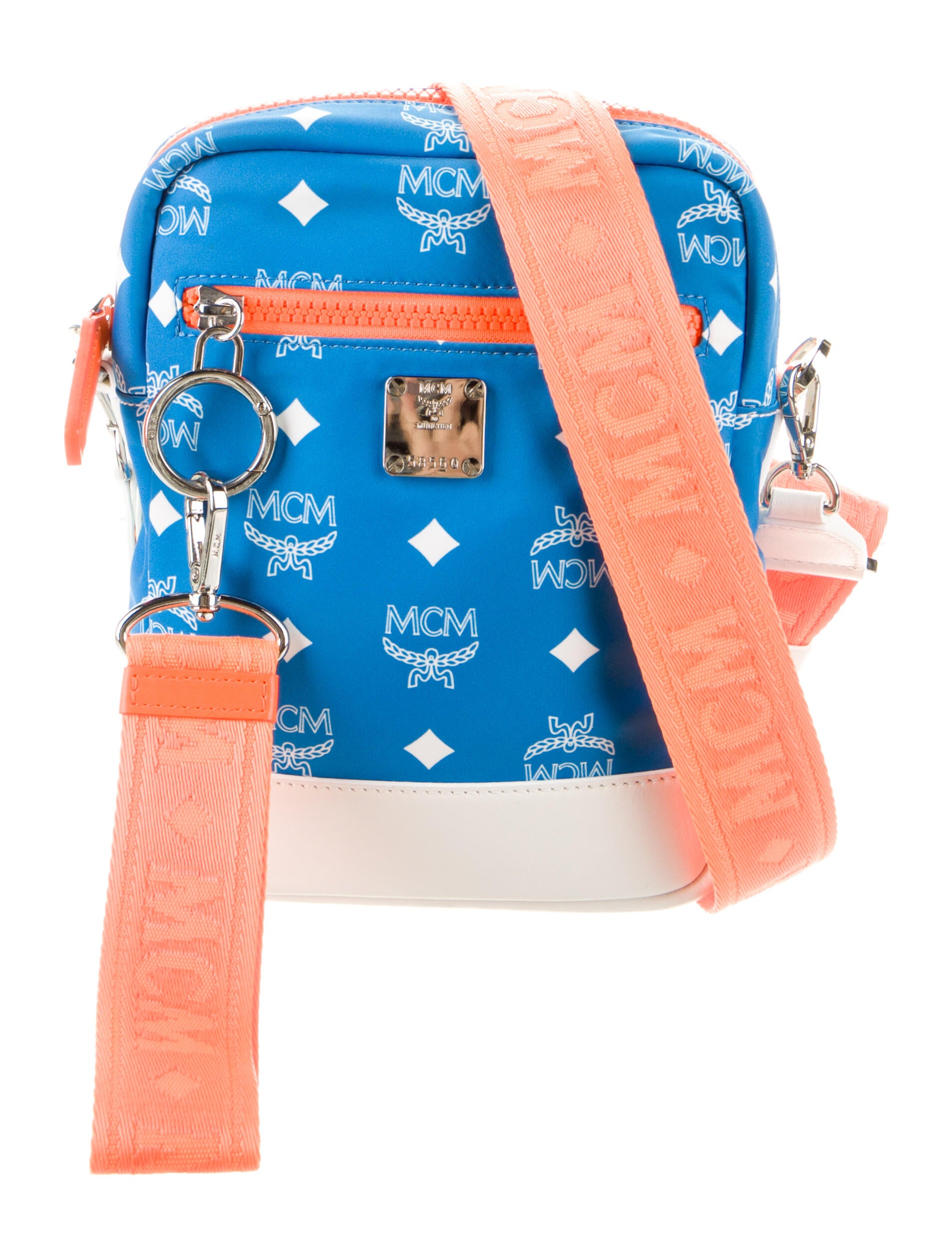 MCM Eyes On The Horizon Messenger Bag Black Crossbody Bags, Handbags