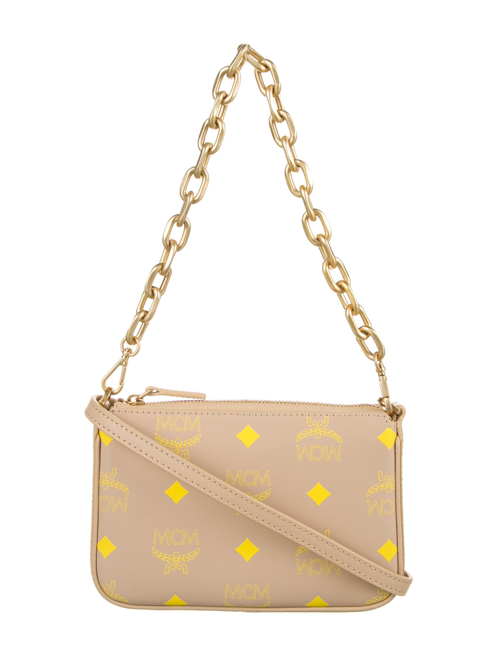 MCM Monogram Round Crossbody Bag Brown Crossbody Bags, Handbags