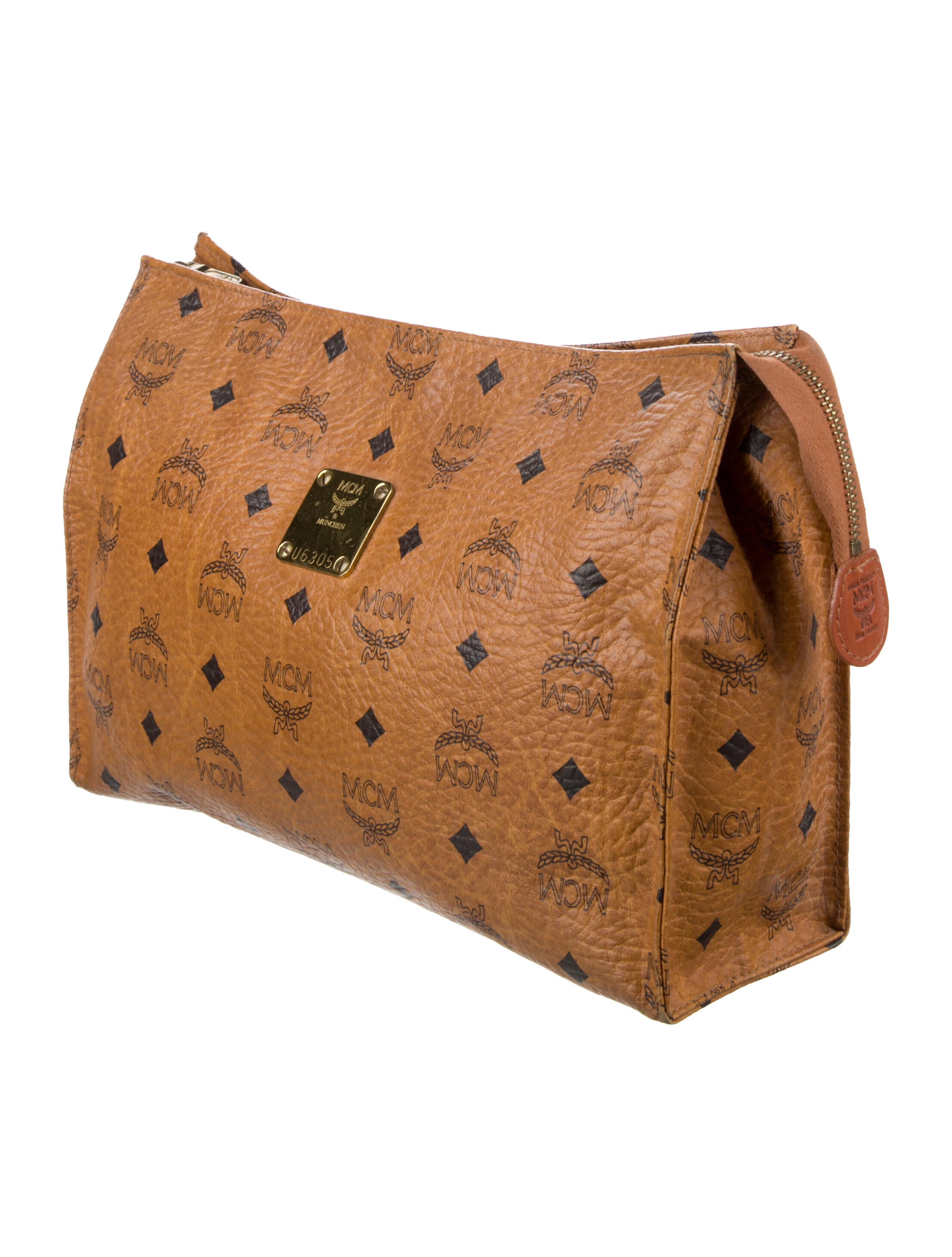 MCM Vintage Visetos Pouch - Neutrals Clutches, Handbags - W3048772 ...