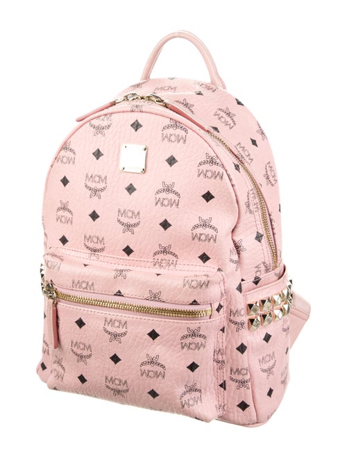 MCM Visetos Stud-Embellished Backpack
