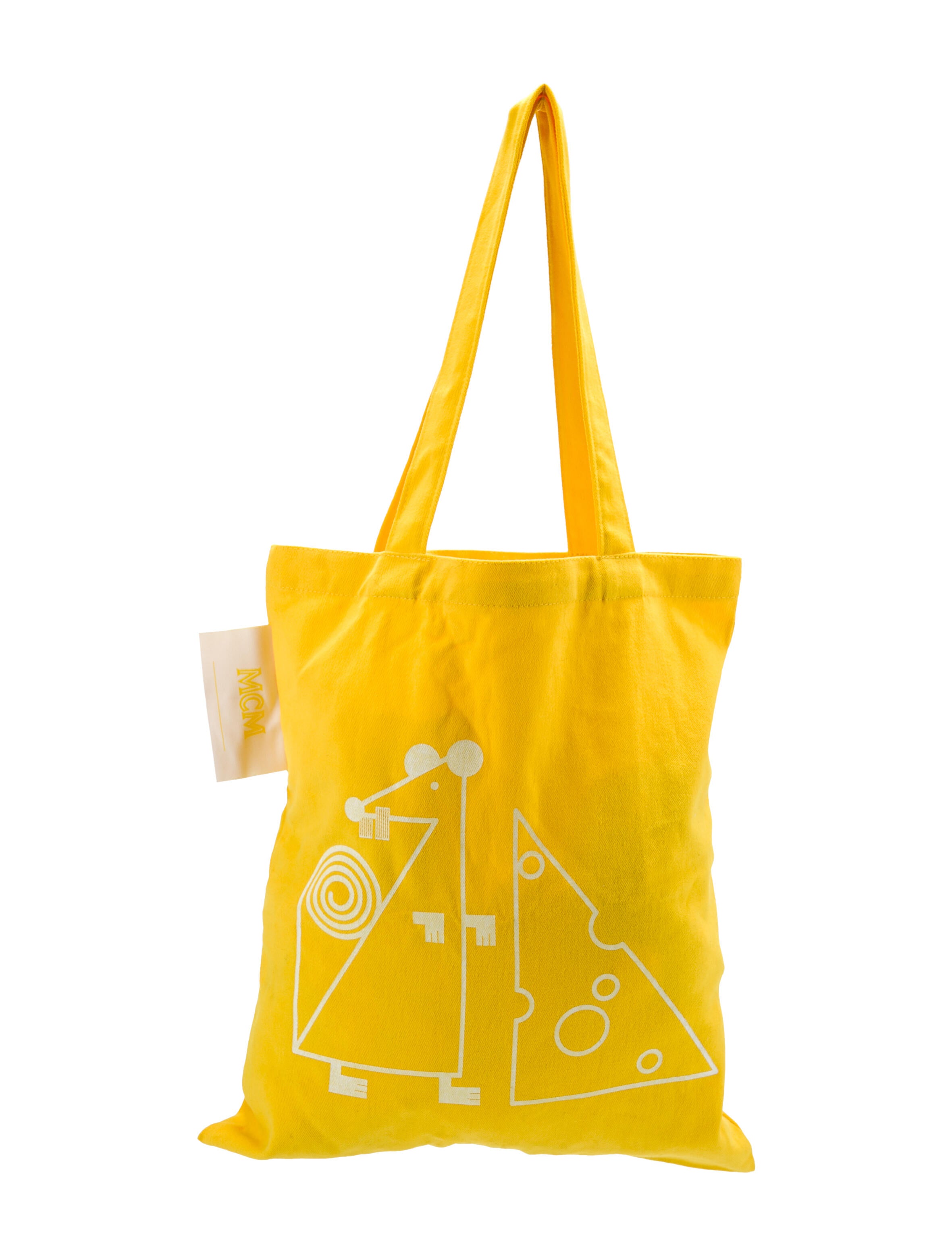 MCM Graphic Print Canvas Tote