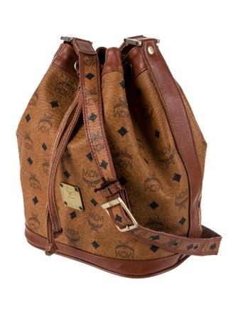 MCM Visetos Bucket Bag