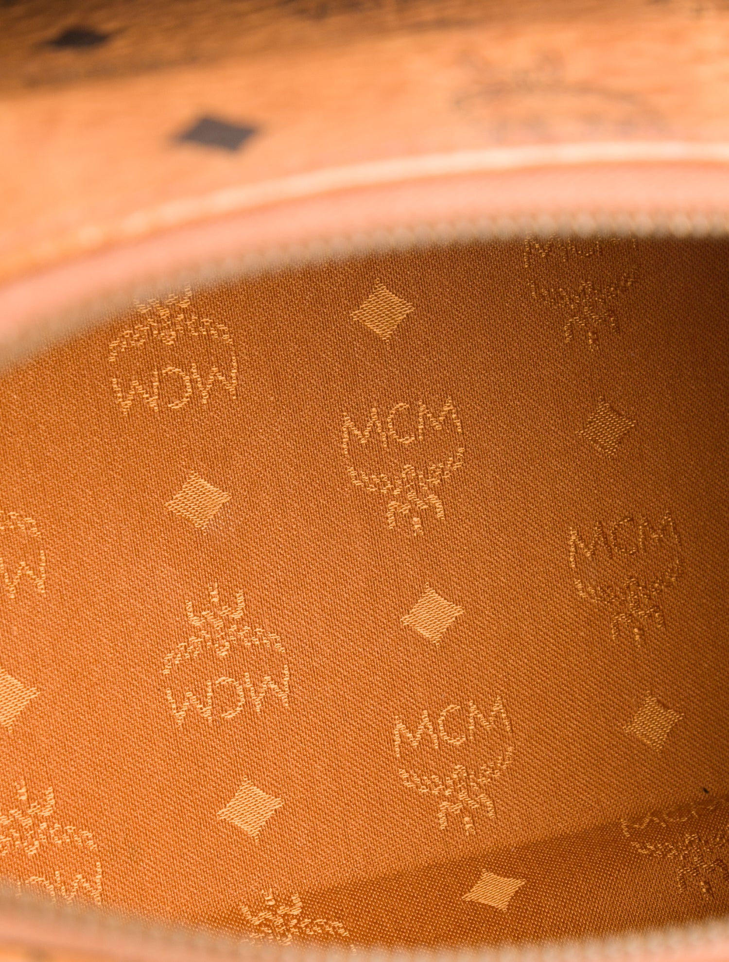 MCM Visetos Boston Bag