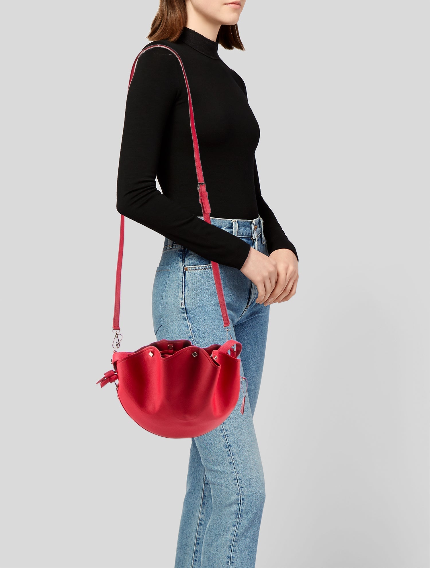 MCM Small Candy Bucket Bag Red Bucket Bags, Handbags W3052763 The