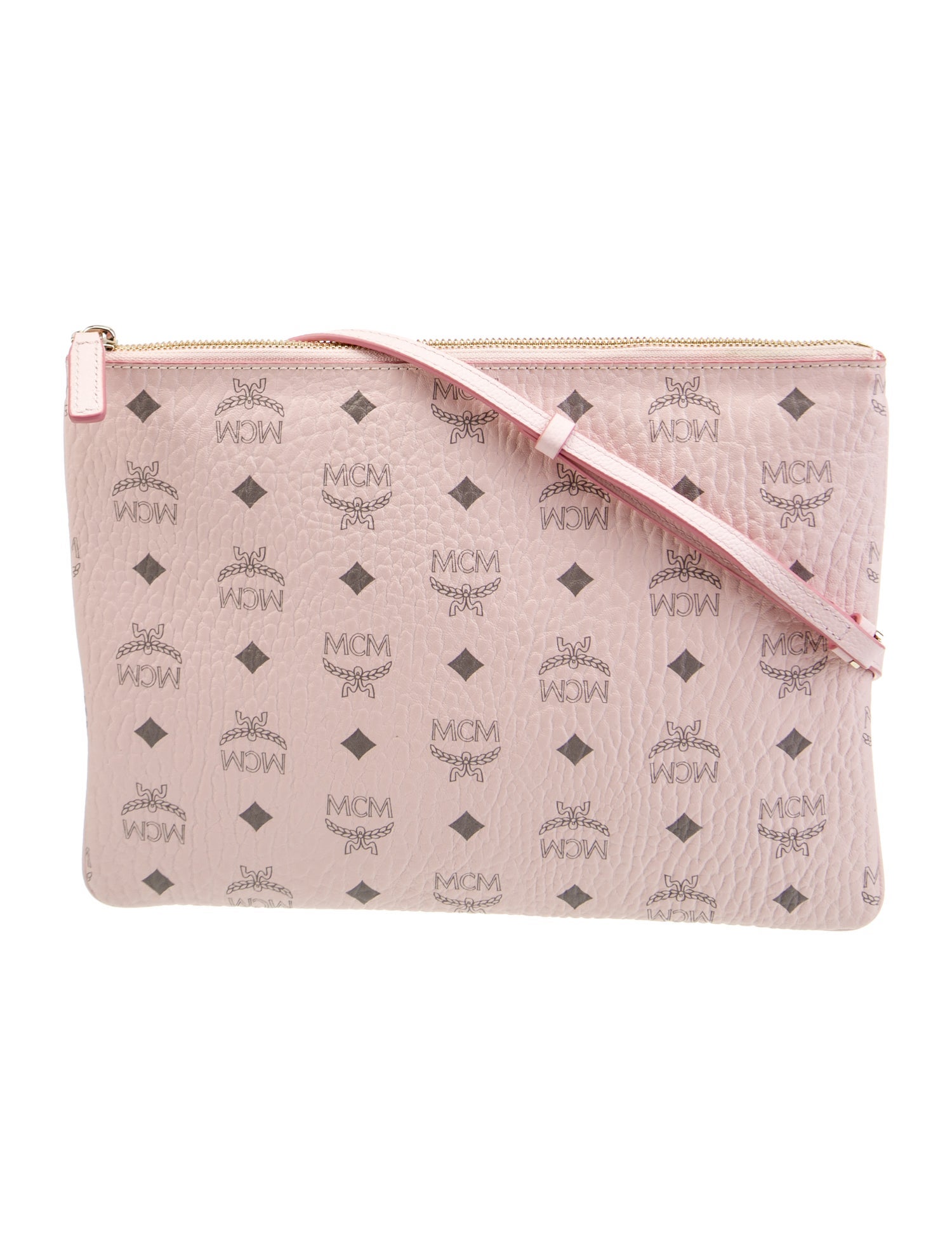 MCM Visetos Crossbody Bag Pink Crossbody Bags, Handbags W3053825 The RealReal