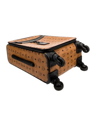 MCM Monogram Rolling Suitcase