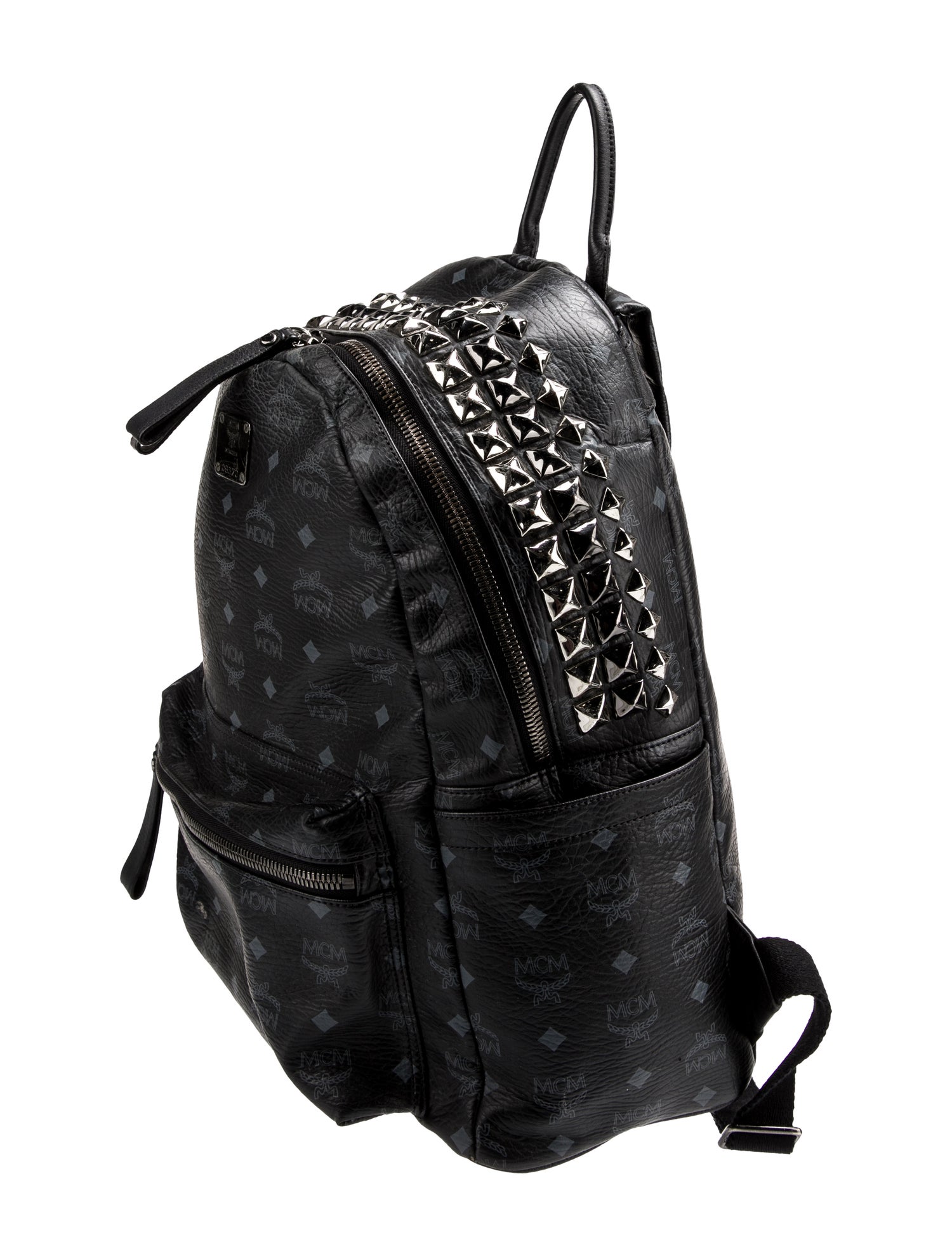 MCM Studded Visetos Backpack