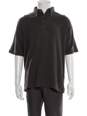 MCM Collar Short Sleeve Polo Shirt