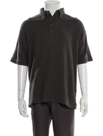 MCM Polos Collar Short Sleeve Polo Shirt L