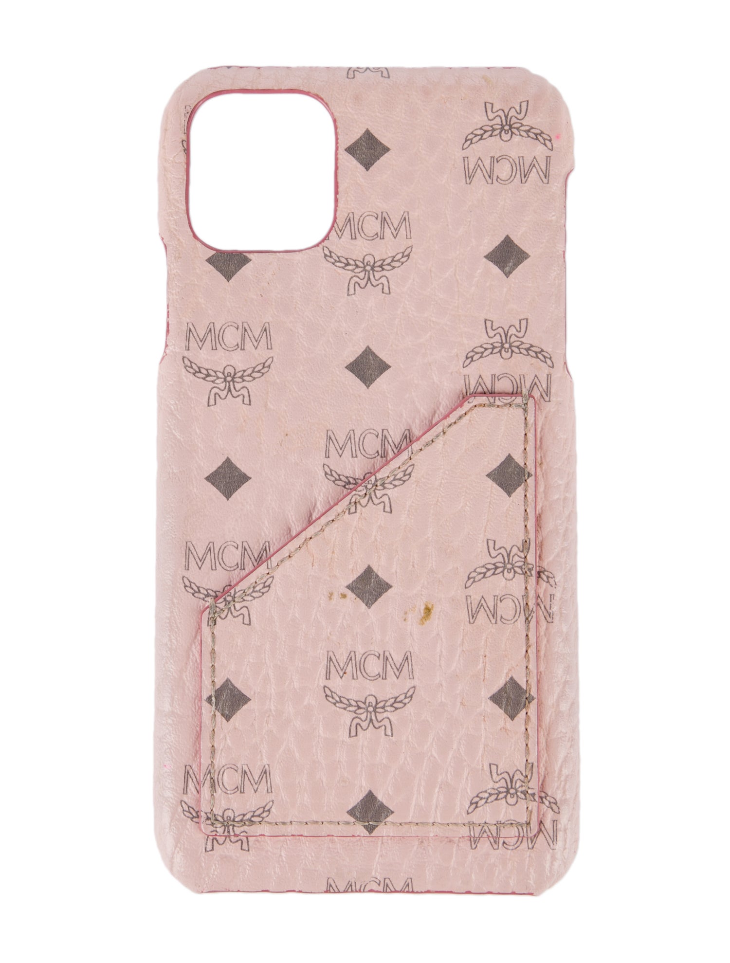 MCM Leather Monogram iPhone Case