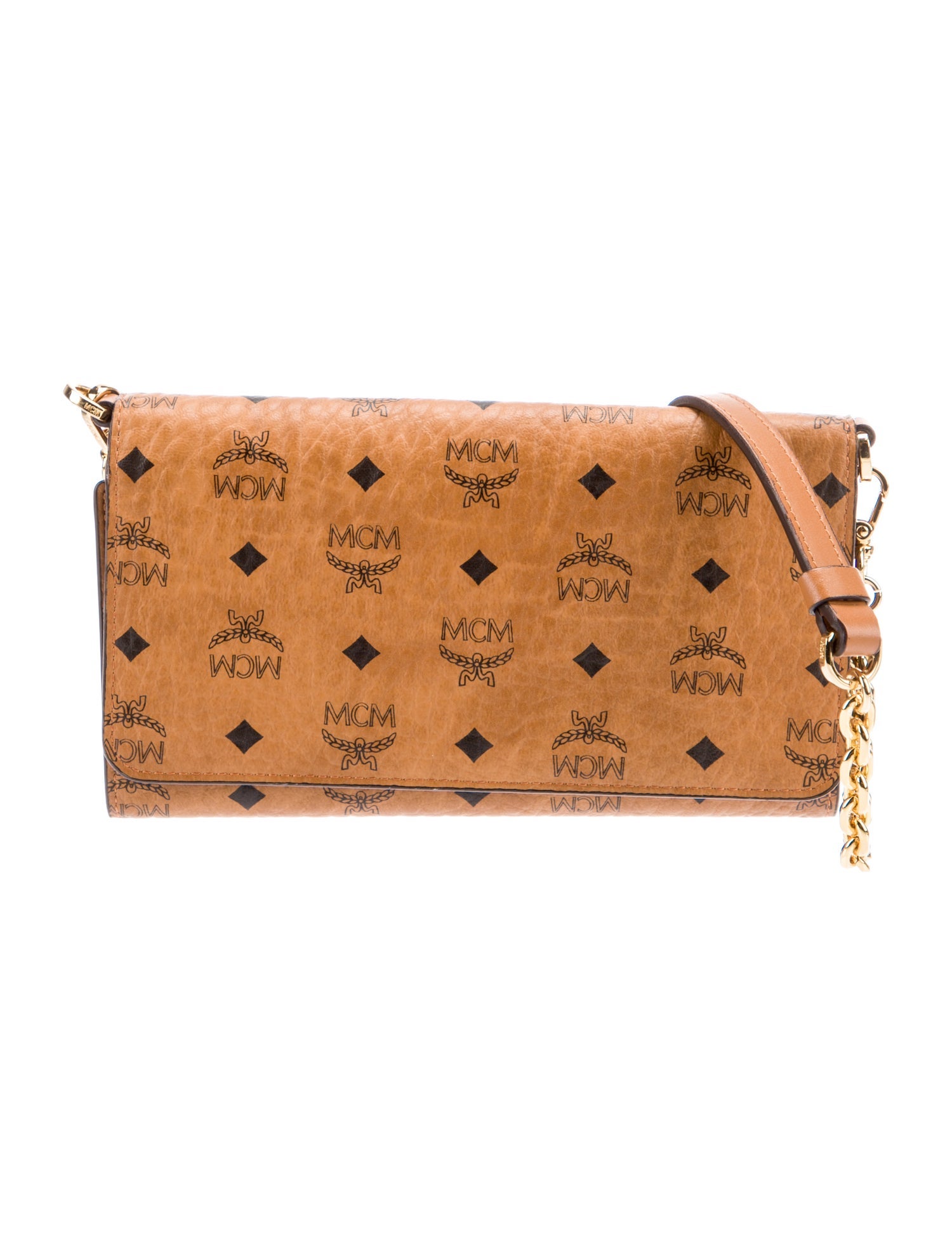 MCM Clutch Brown Crossbody Bags, Handbags W3058961 The RealReal