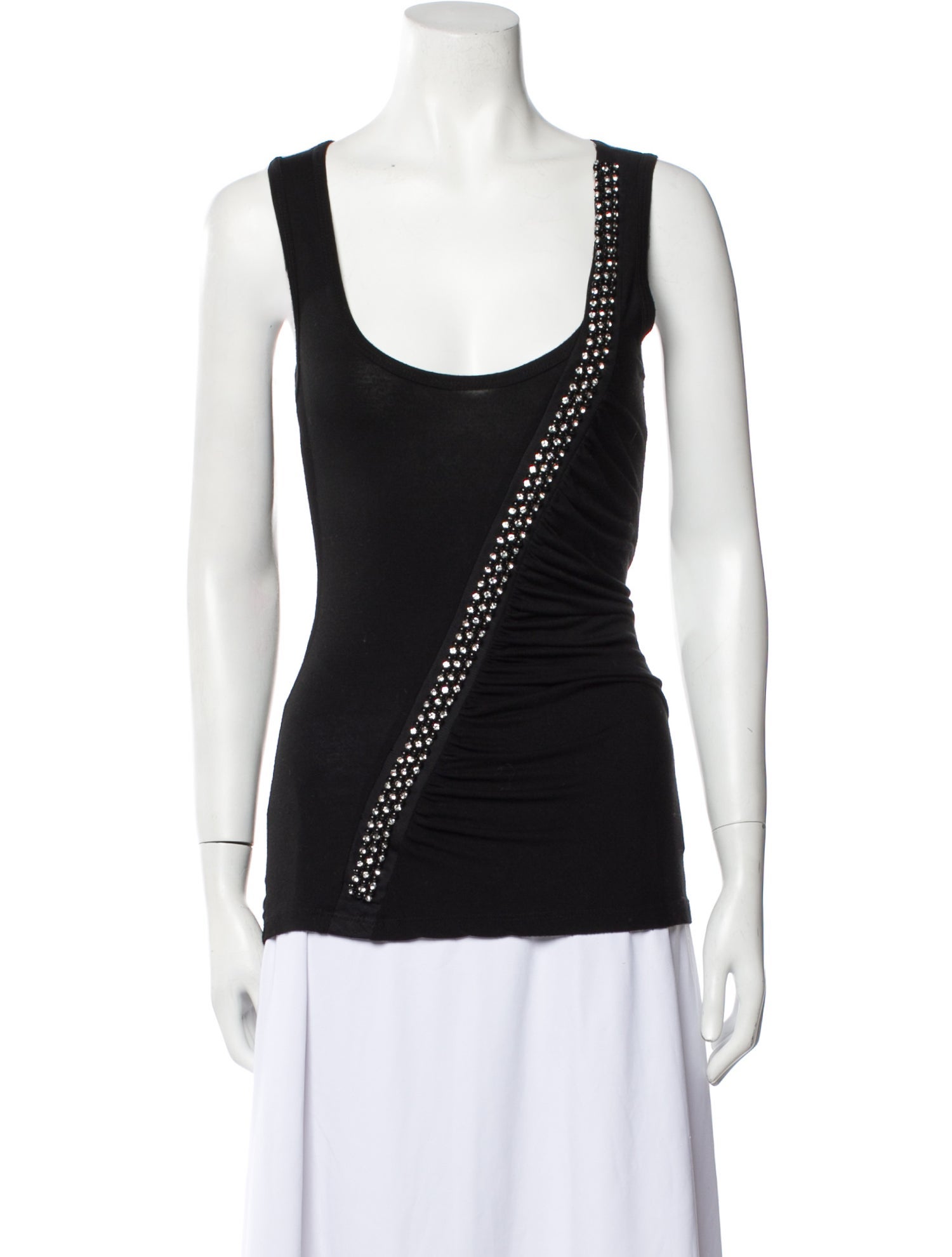 MCM Scoop Neck Sleeveless Top