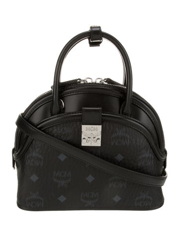 MCM Handle Bags Leather Top Bag