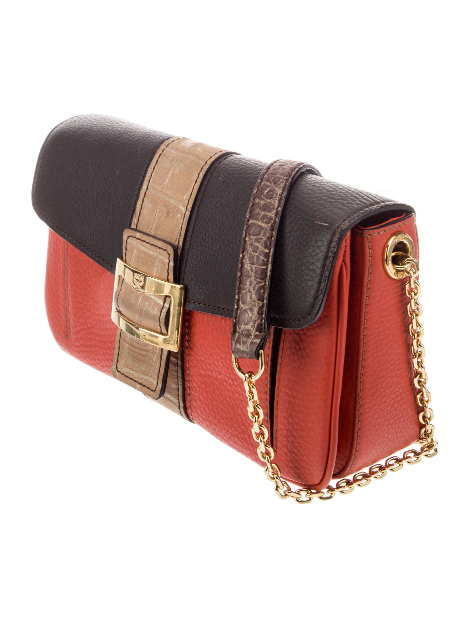 MCM Leather Shoulder Bag