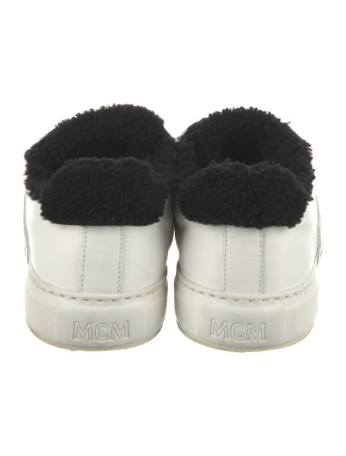 MCM Suede Printed Sneakers