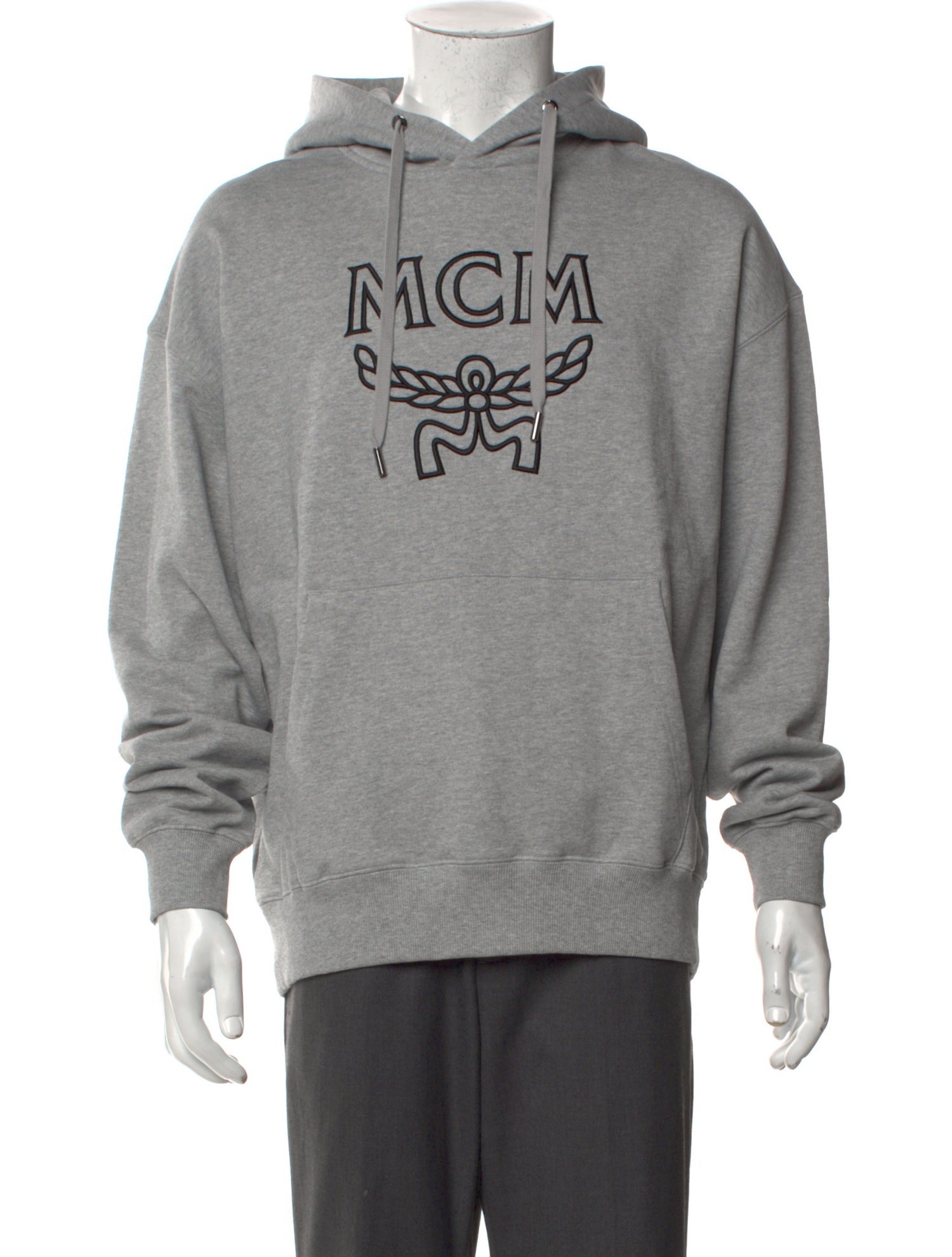 MCM Graphic Print Crew Neck Hoodie w/ Tags
