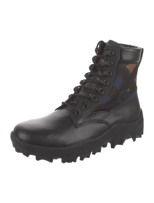 MCM Leather Combat Boots