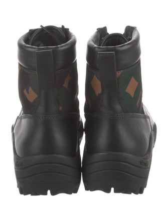 MCM Leather Combat Boots