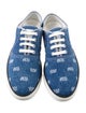 MCM Denim Printed Athletic Sneakers