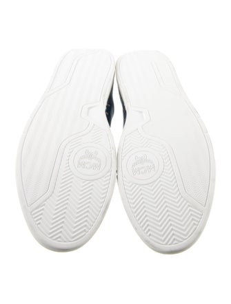 MCM Denim Printed Athletic Sneakers