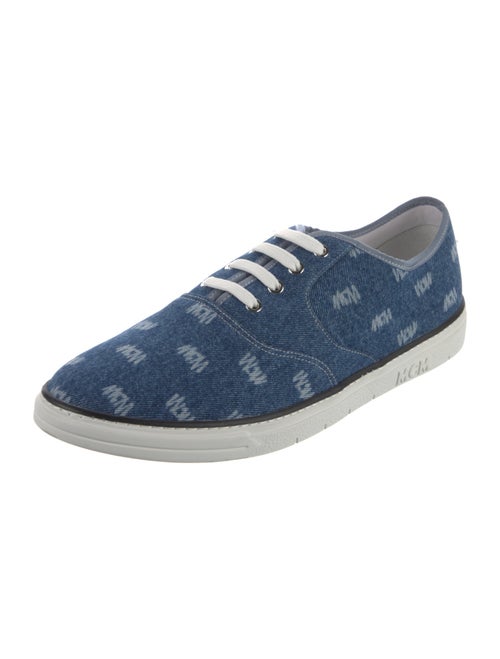 MCM Visetos Canvas Sneakers