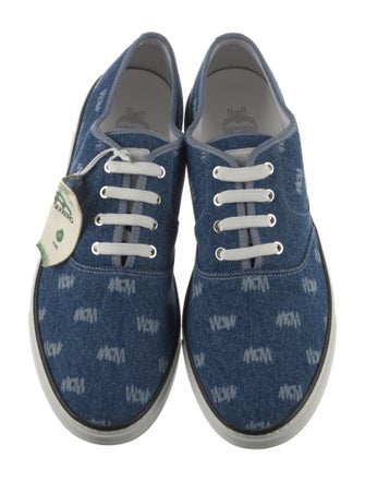 MCM Visetos Canvas Sneakers