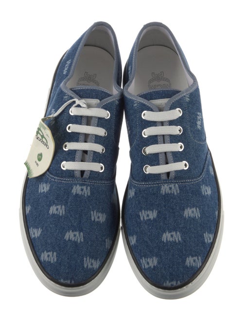 MCM Visetos Canvas Sneakers