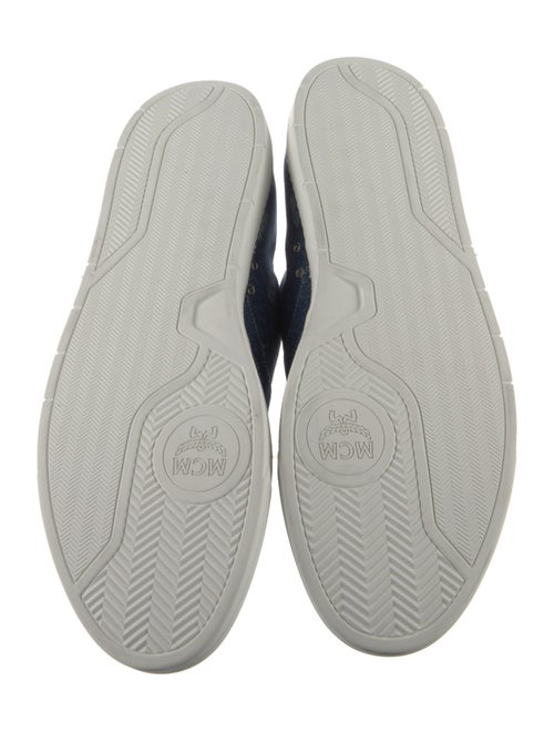 MCM Visetos Canvas Sneakers