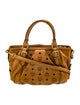 MCM Leather Top Handle Bag