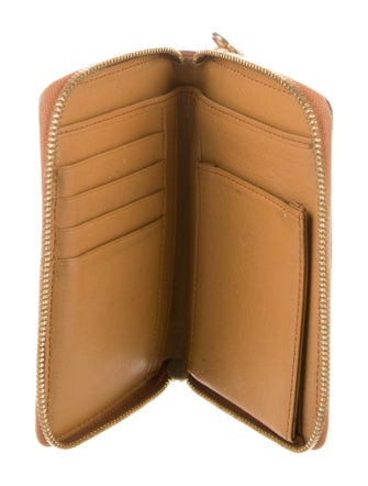 MCM 489257 Signature Logo Compact Wallet