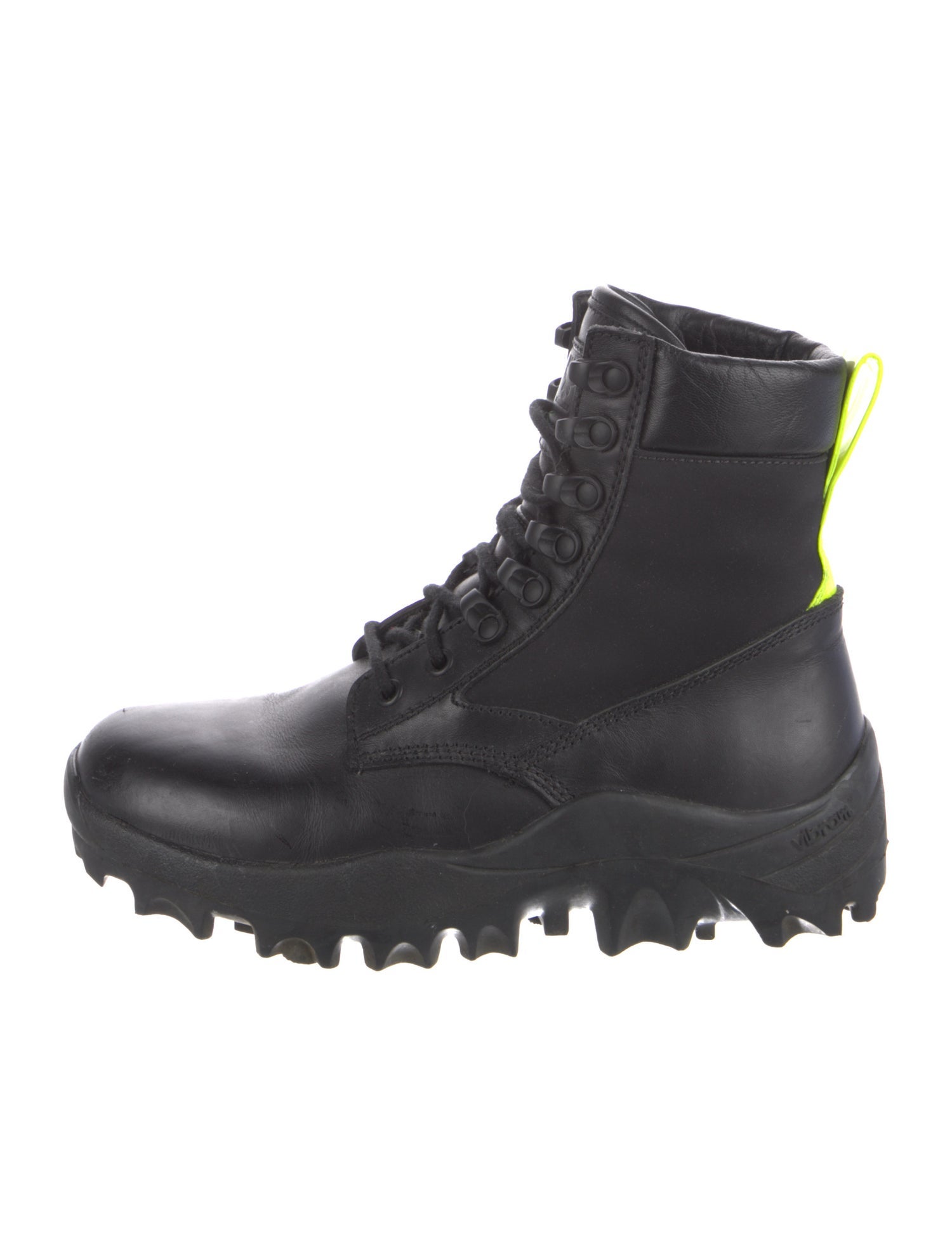MCM Leather Combat Boots