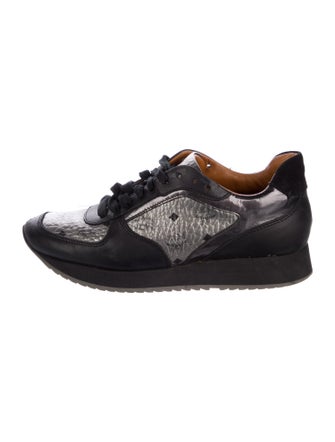 MCM Leather Printed Sneakers