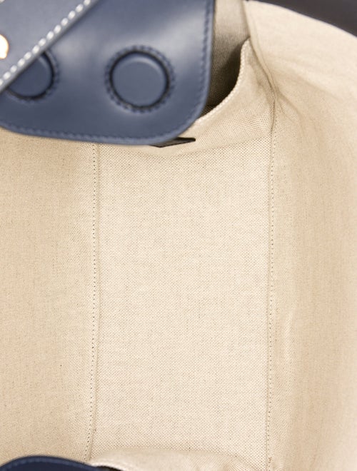 MCM Canvas Top Handle Bag