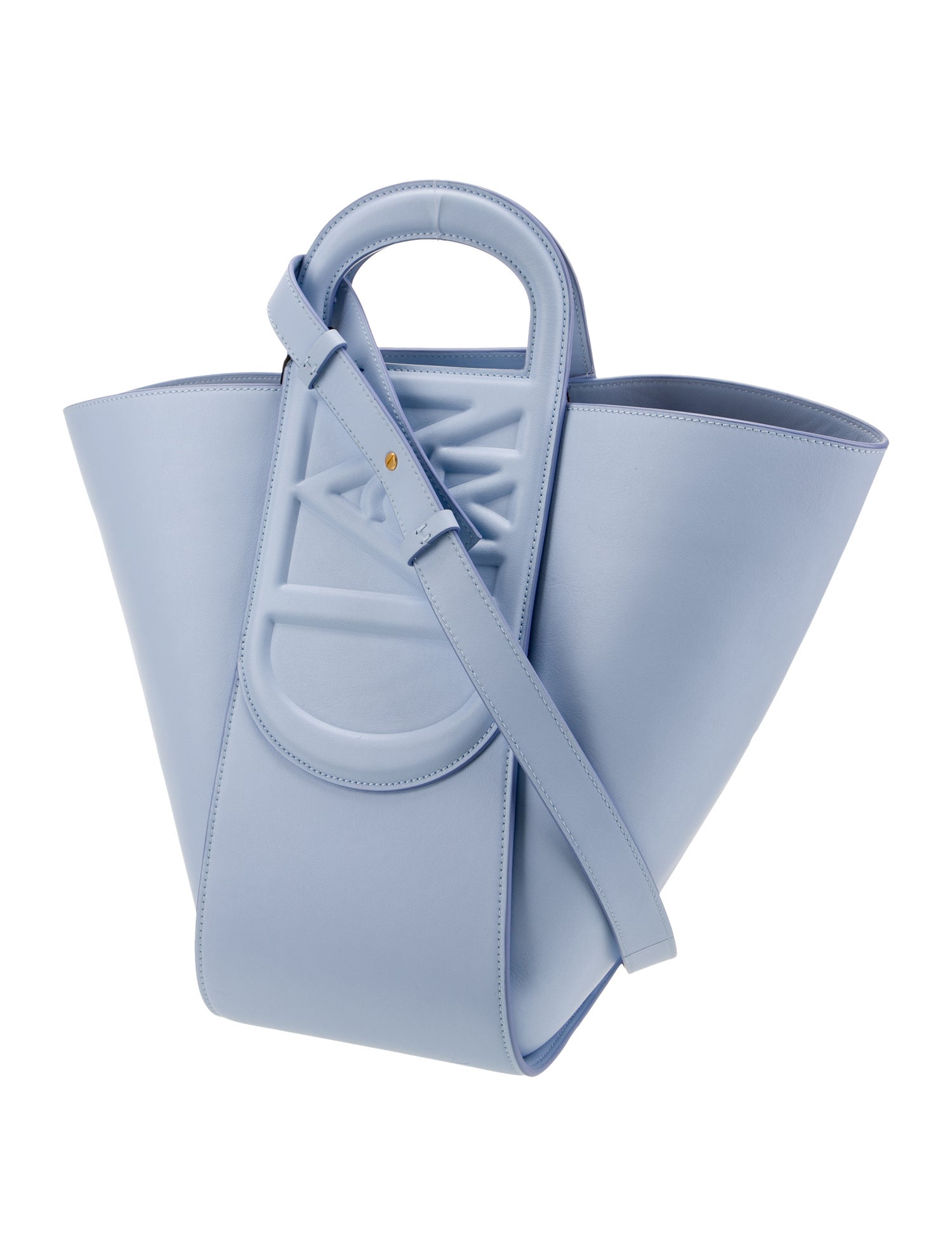 MCM Leather Top Handle Bag