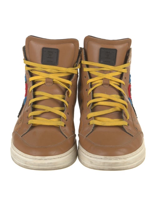 MCM Visetos Printed Sneakers