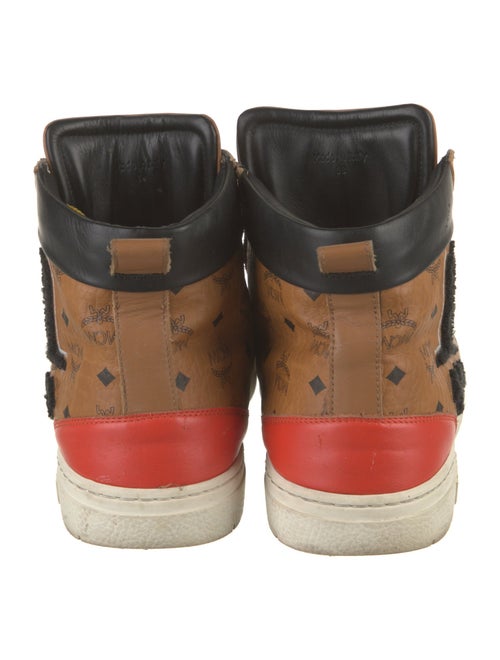 MCM Visetos Printed Sneakers