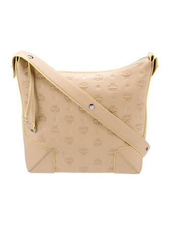 MCM Leather Messenger Bag