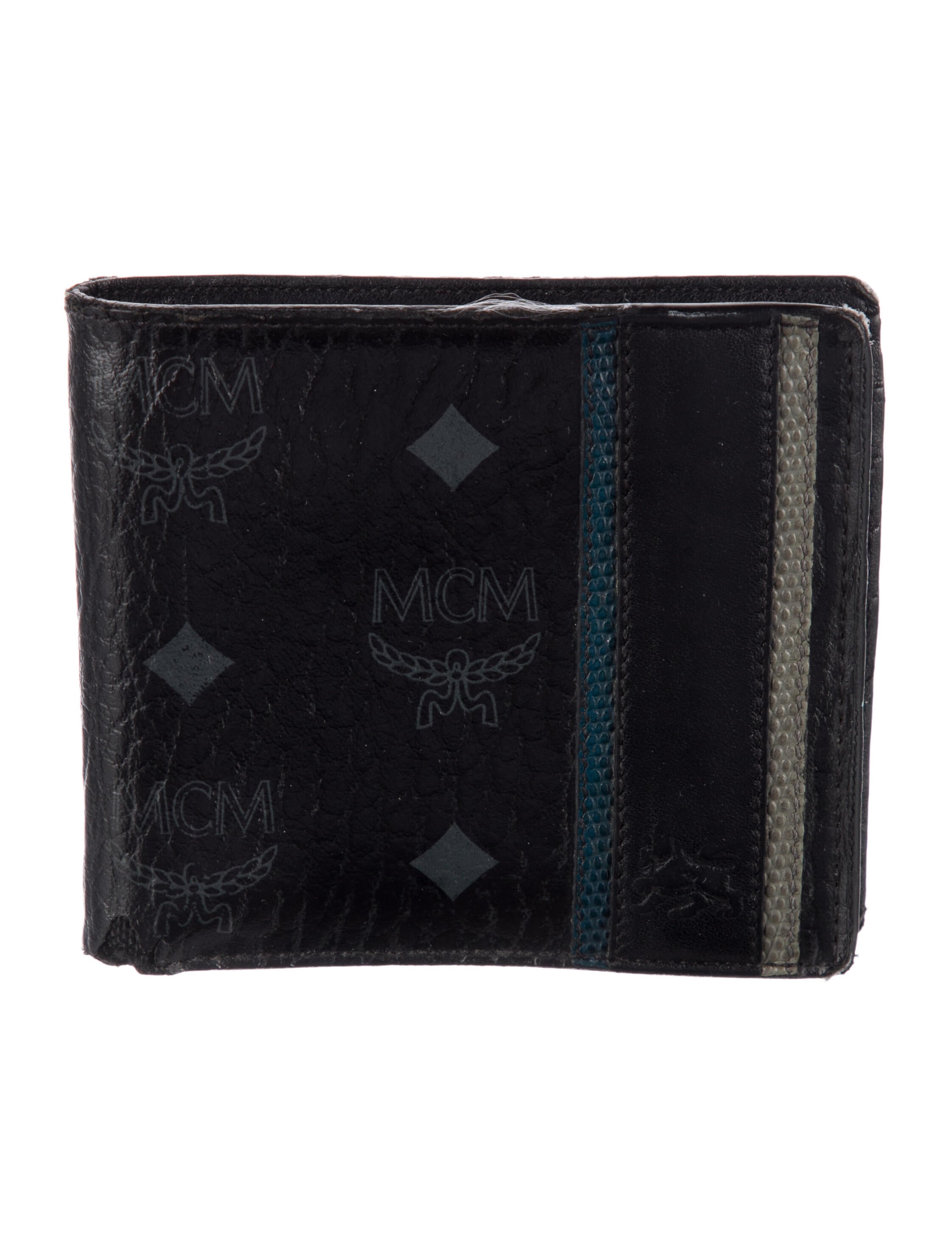 MCM Visetos Leather Bifold Wallet