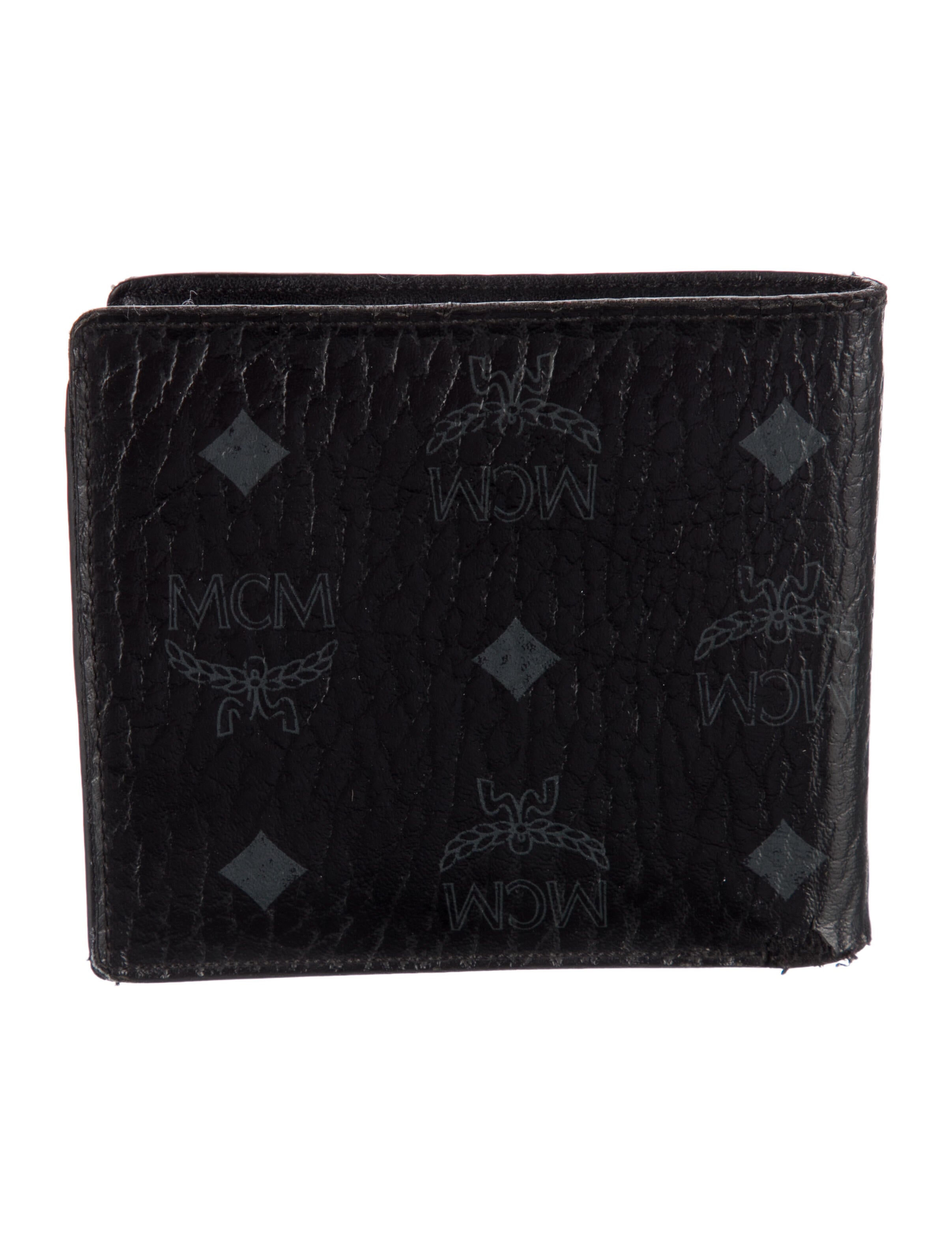 MCM Visetos Leather Bifold Wallet