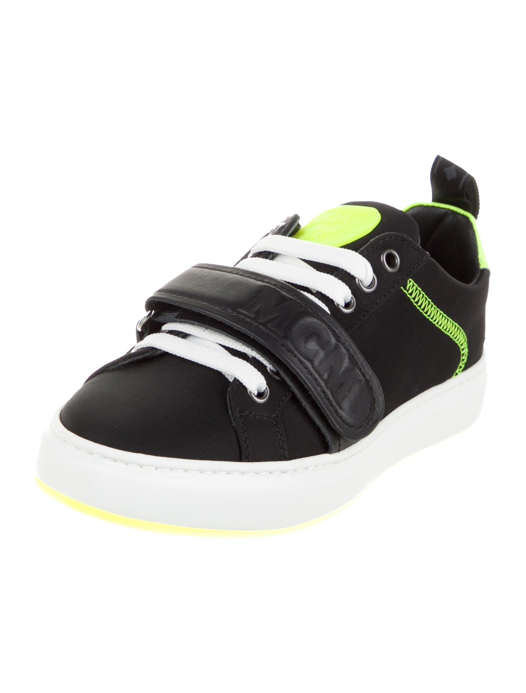 MCM Leather Printed Sneakers