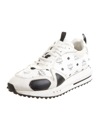 MCM Leather Printed Sneakers