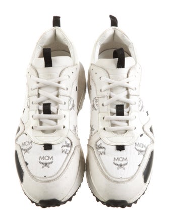 MCM Leather Printed Sneakers