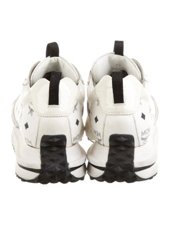 MCM Leather Printed Sneakers