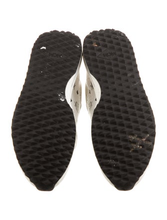 MCM Leather Printed Sneakers
