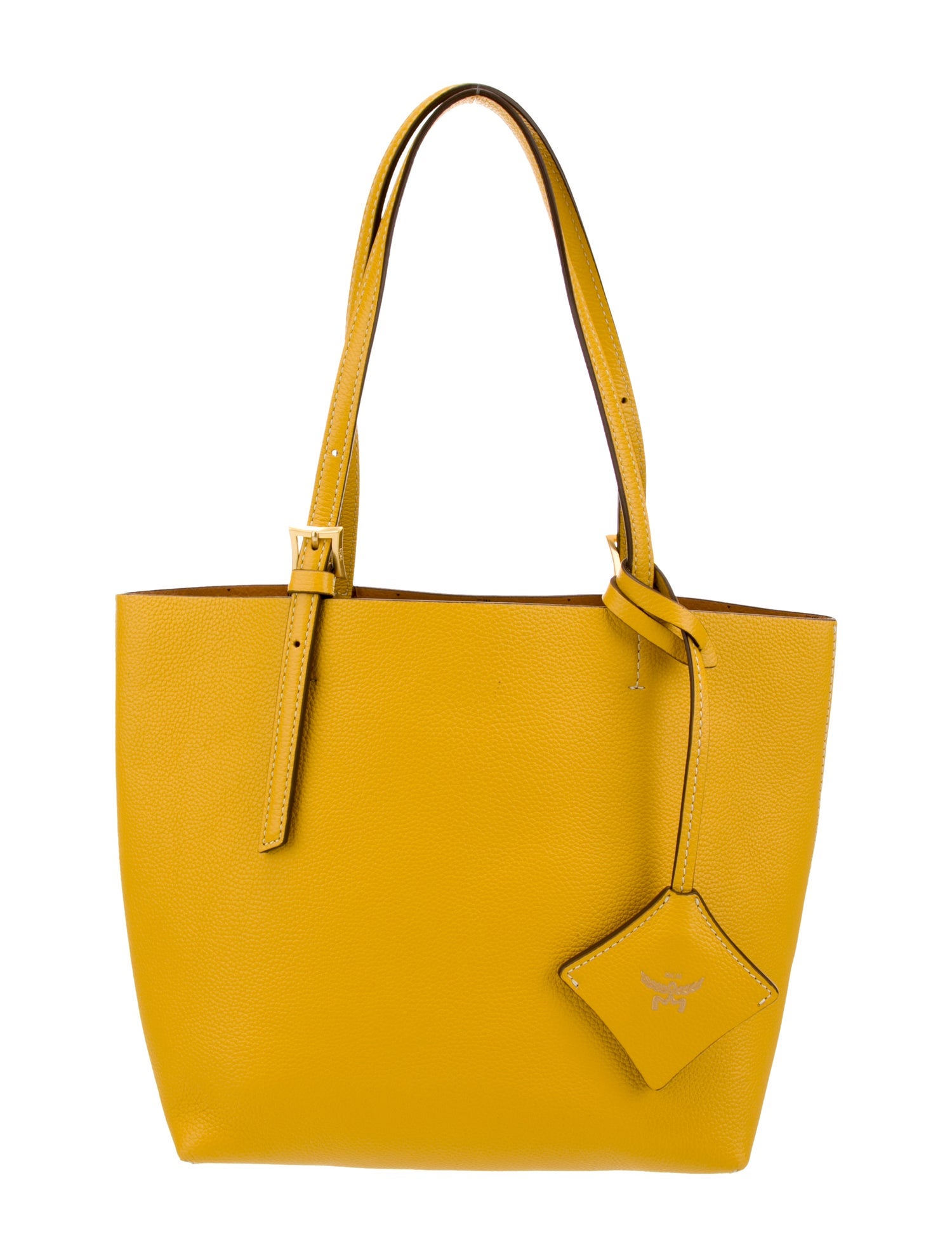 MCM Leather Top Handle Bag