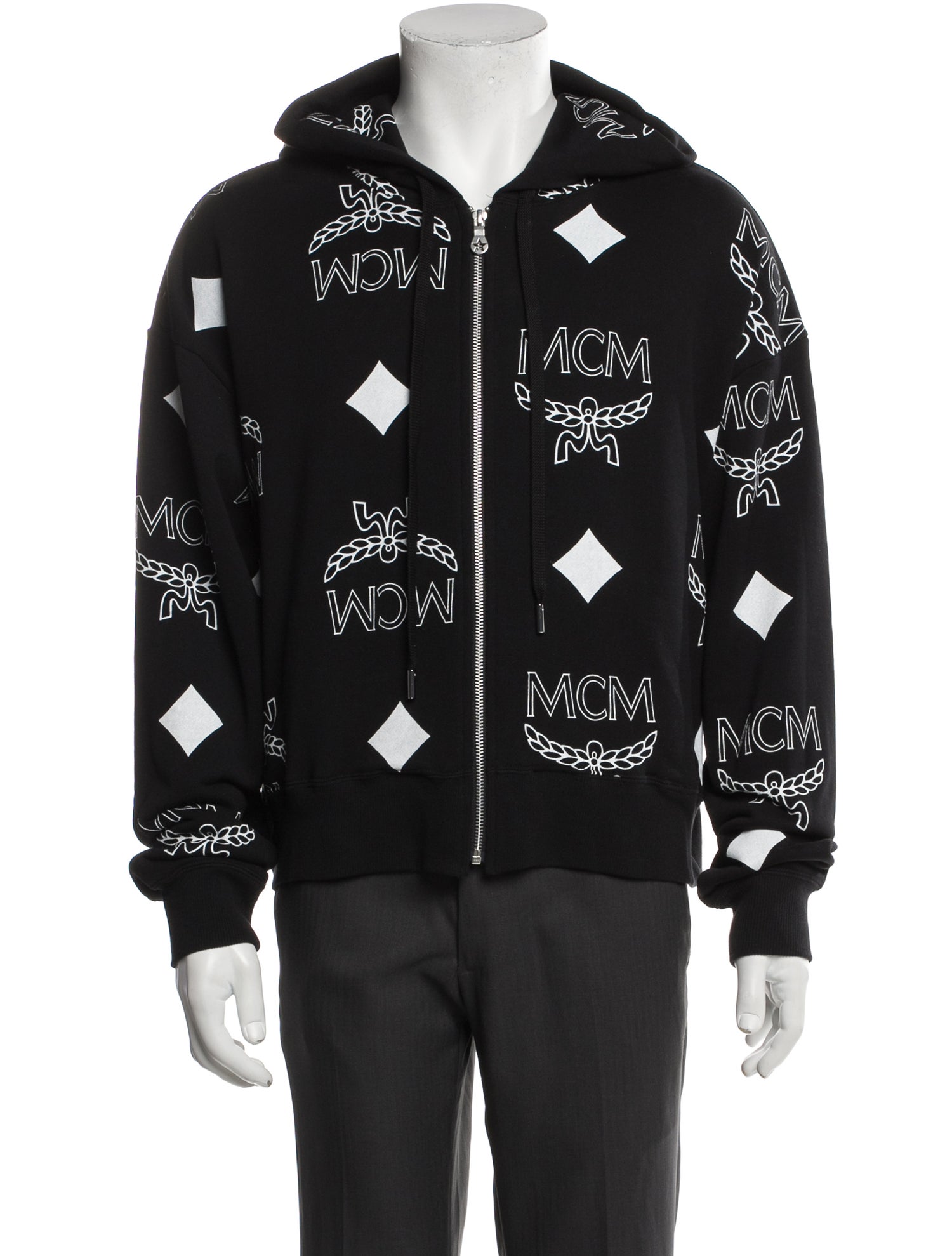 MCM x Phenomenon Printed Hoodie - Black Sweatshirts
